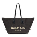 Black Raffia Shoulder Bag