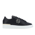 Black Calf Leather Bos Taurus Low Top Sneakers