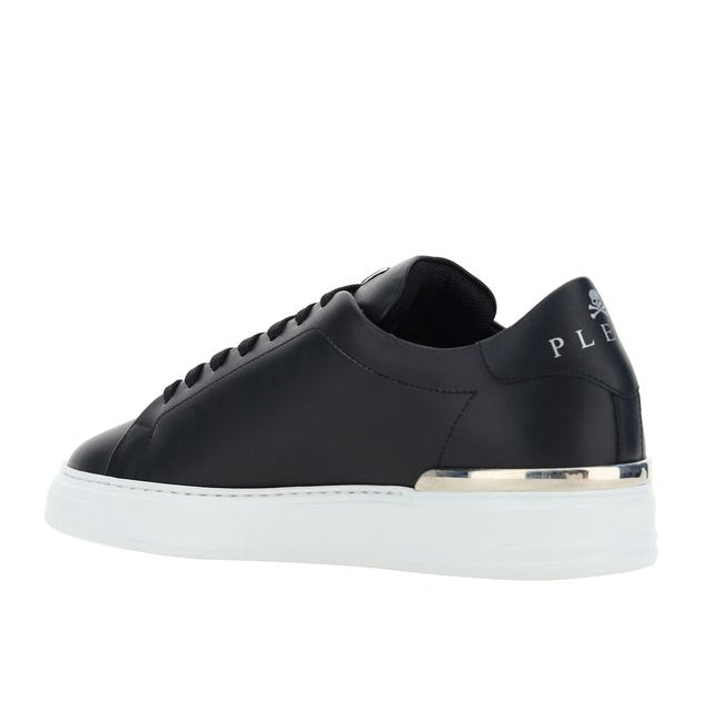 Black Calf Leather Bos Taurus Low Top Sneakers