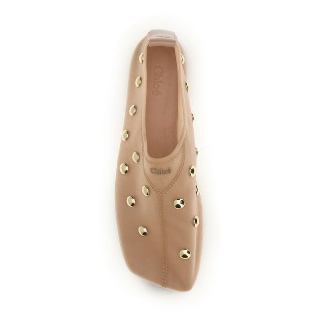 Multicolor Polyamide Ballet Flats