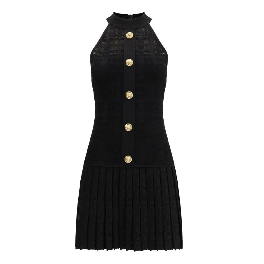 Black Viscose Cocktail Dress