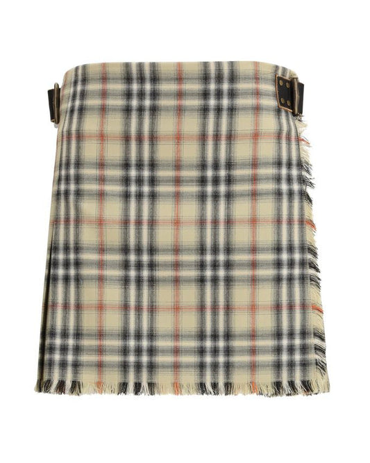 Multicolor Wool Oves Aries Mini Skirt