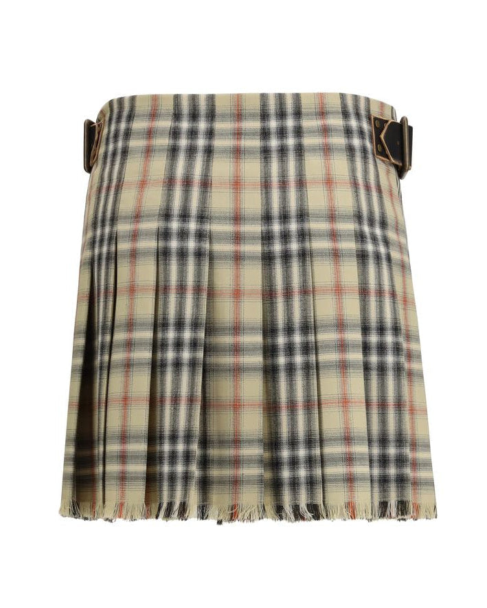 Multicolor Wool Oves Aries Mini Skirt