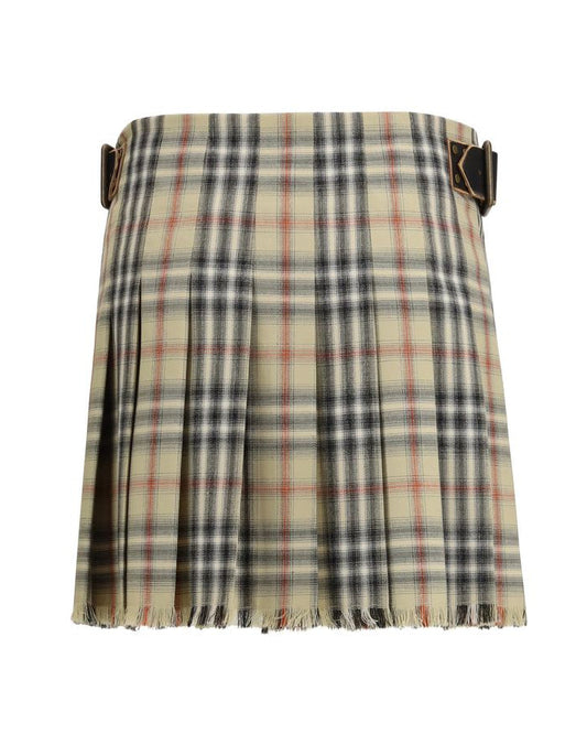 Multicolor Wool Oves Aries Mini Skirt