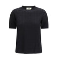 Black Viscose T-Shirt
