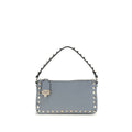 Blue Calf Leather Bos Taurus Shoulder Bag