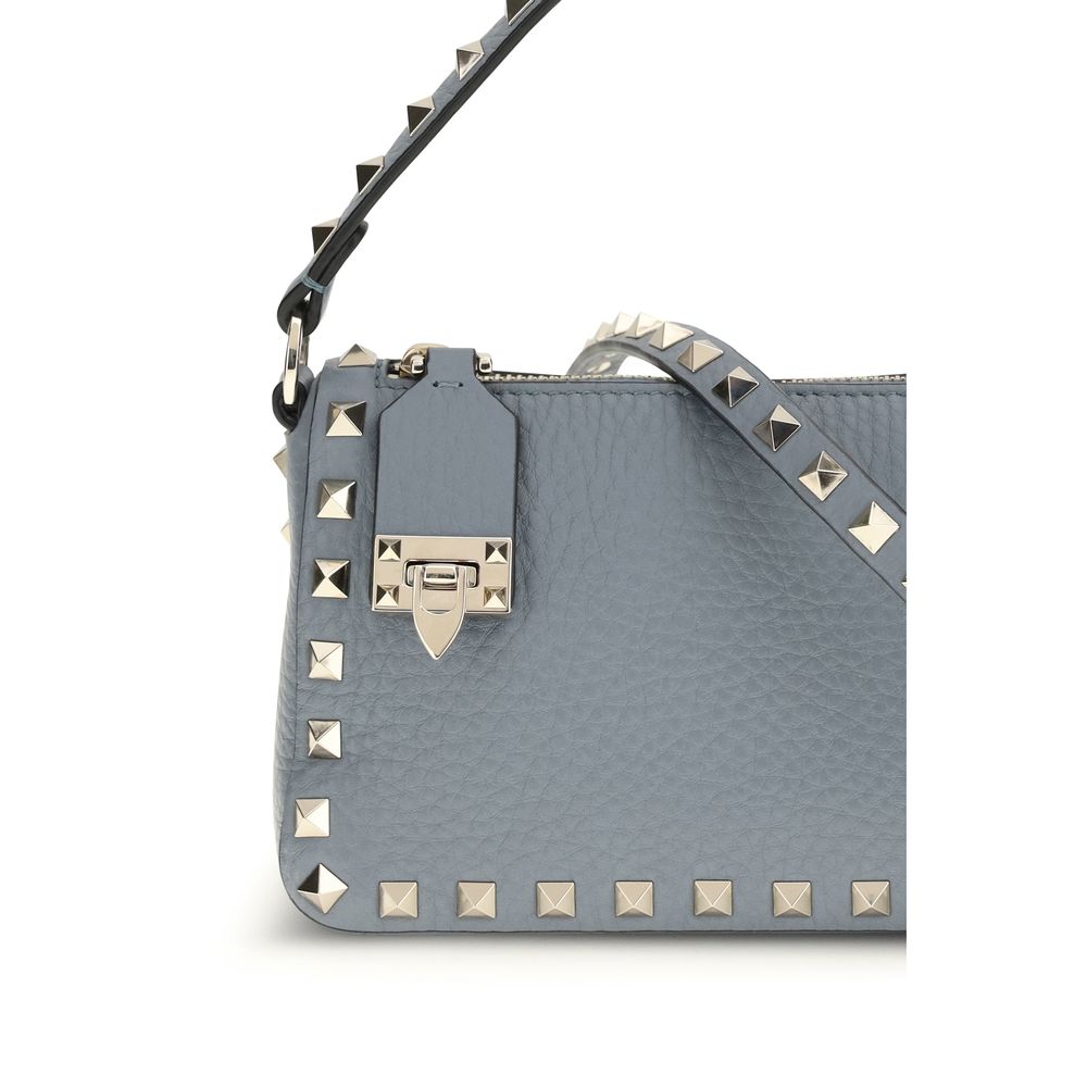 Blue Calf Leather Bos Taurus Shoulder Bag