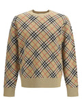 Beige Cotton Sweatshirt