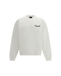White Cotton Sweatshirt