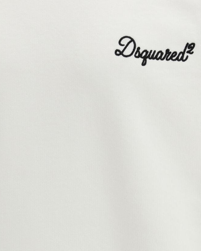 White Cotton Sweatshirt
