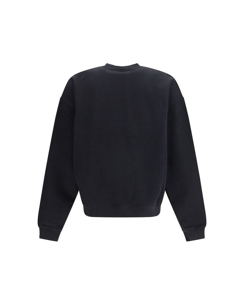 Black Cotton Sweatshirt