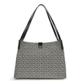 Black Cotton Shoulder Bag