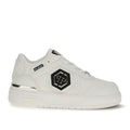 White Calf Leather Bos Taurus Athletic Sneakers