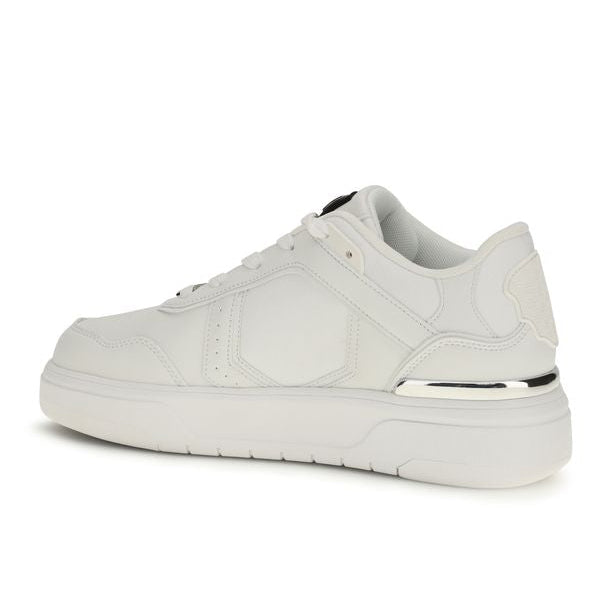 White Calf Leather Bos Taurus Athletic Sneakers
