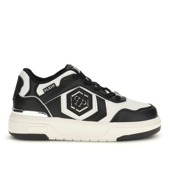 Black Calf Leather Bos Taurus Athletic Sneakers