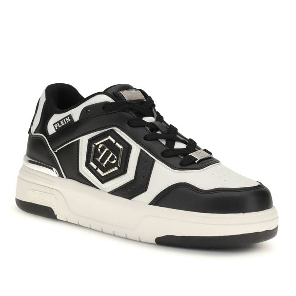 Black Calf Leather Bos Taurus Athletic Sneakers