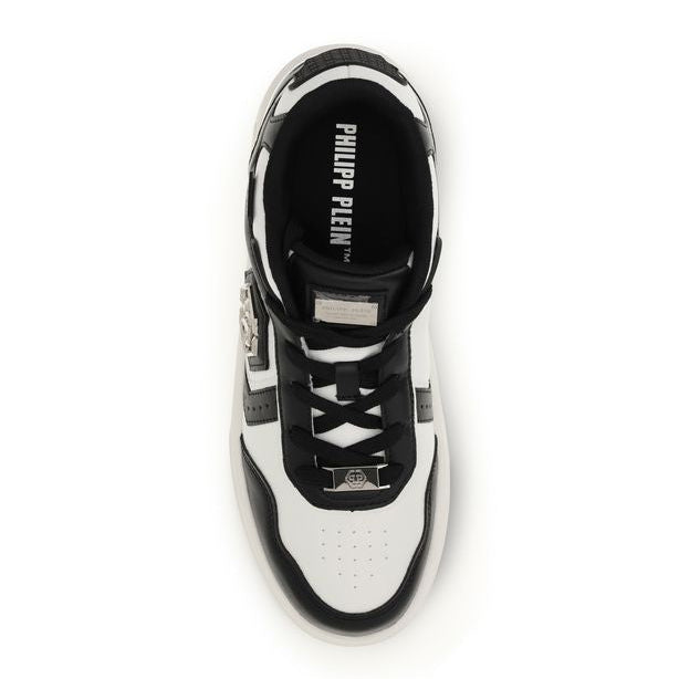 Black Calf Leather Bos Taurus Athletic Sneakers