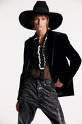 Black Fibres Blazer