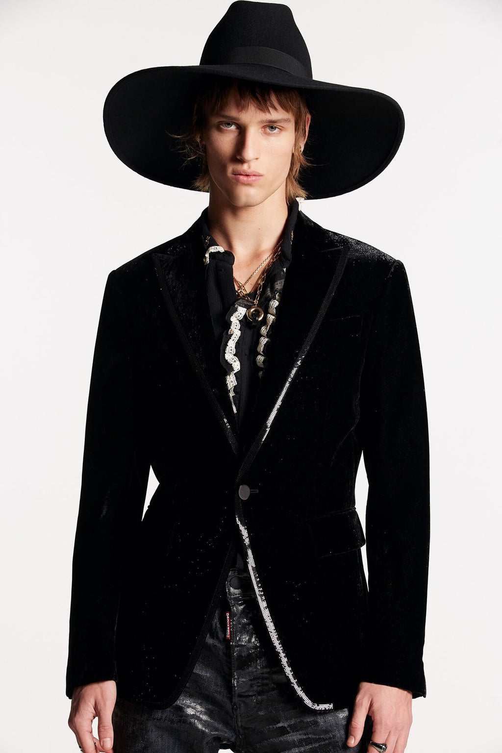 Black Fibres Blazer