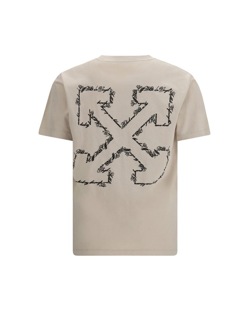 Beige Cotton T-Shirt