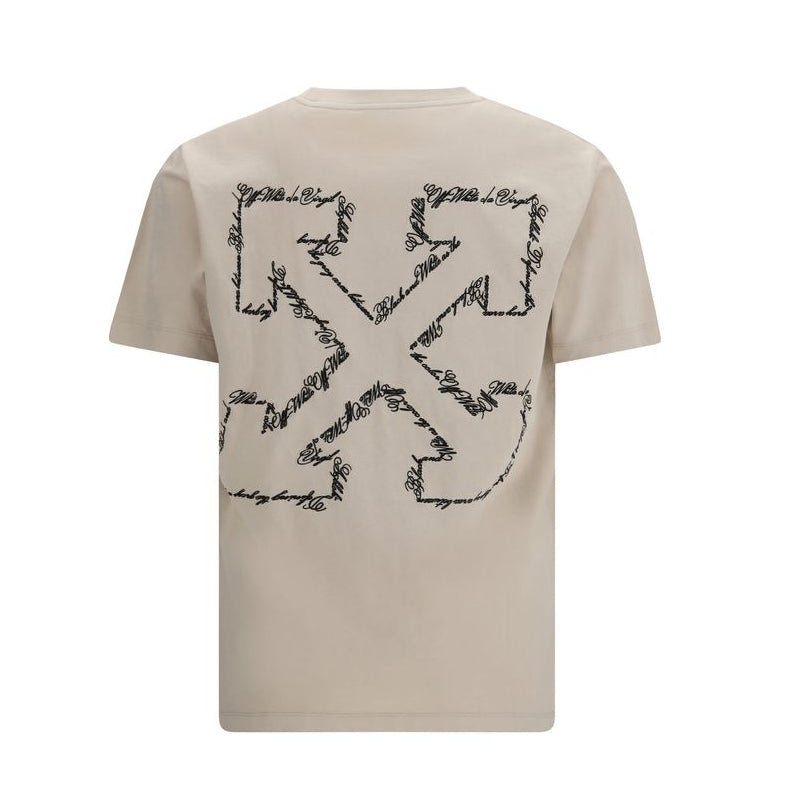 Beige Cotton T-Shirt