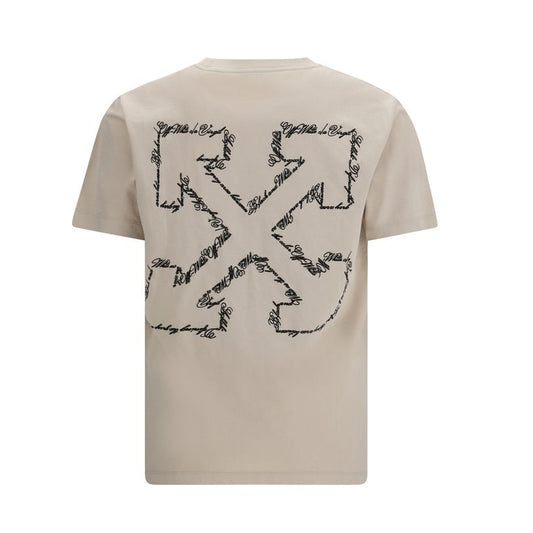 Beige Cotton T-Shirt