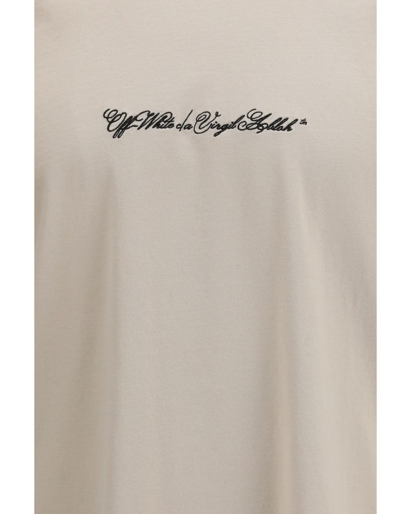 Beige Cotton T-Shirt