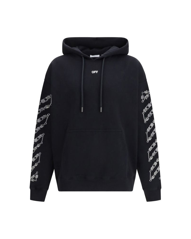 Black Cotton Sweatshirt