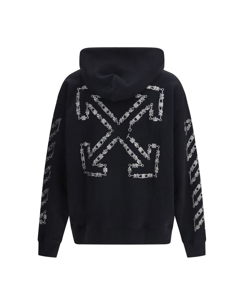 Black Cotton Sweatshirt