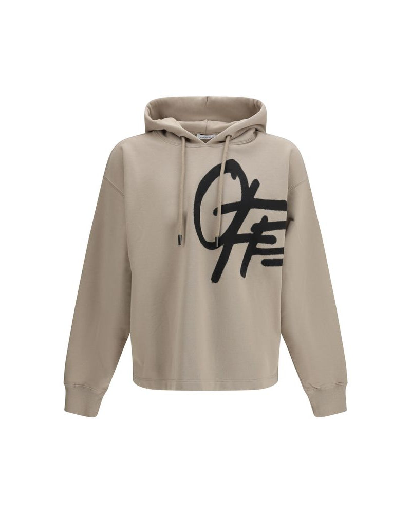 Beige Cotton Sweatshirt