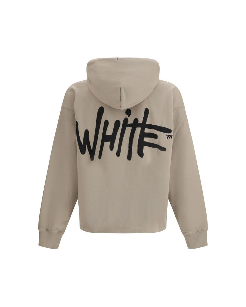 Beige Cotton Sweatshirt