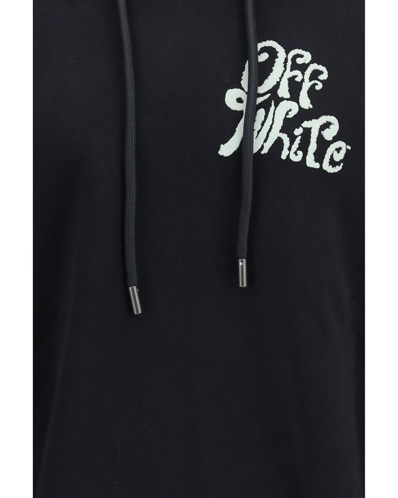 Black Cotton Sweatshirt