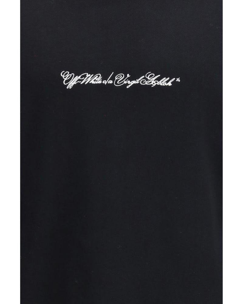 Black Cotton Sweatshirt