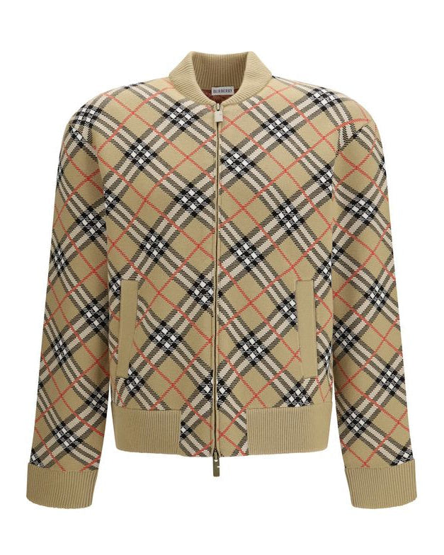 Beige Wool Bomber