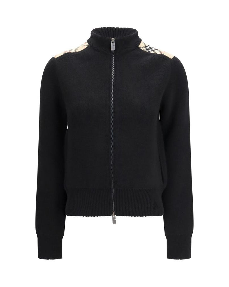 Black Wool Cardigan