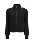 Black Wool Cardigan