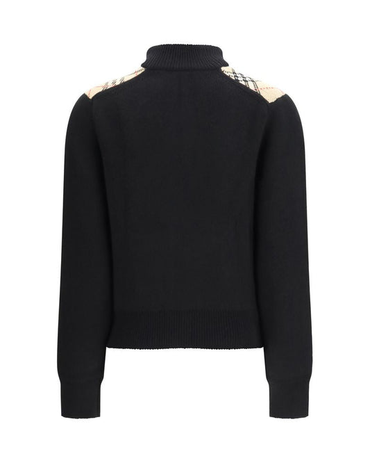 Black Wool Cardigan