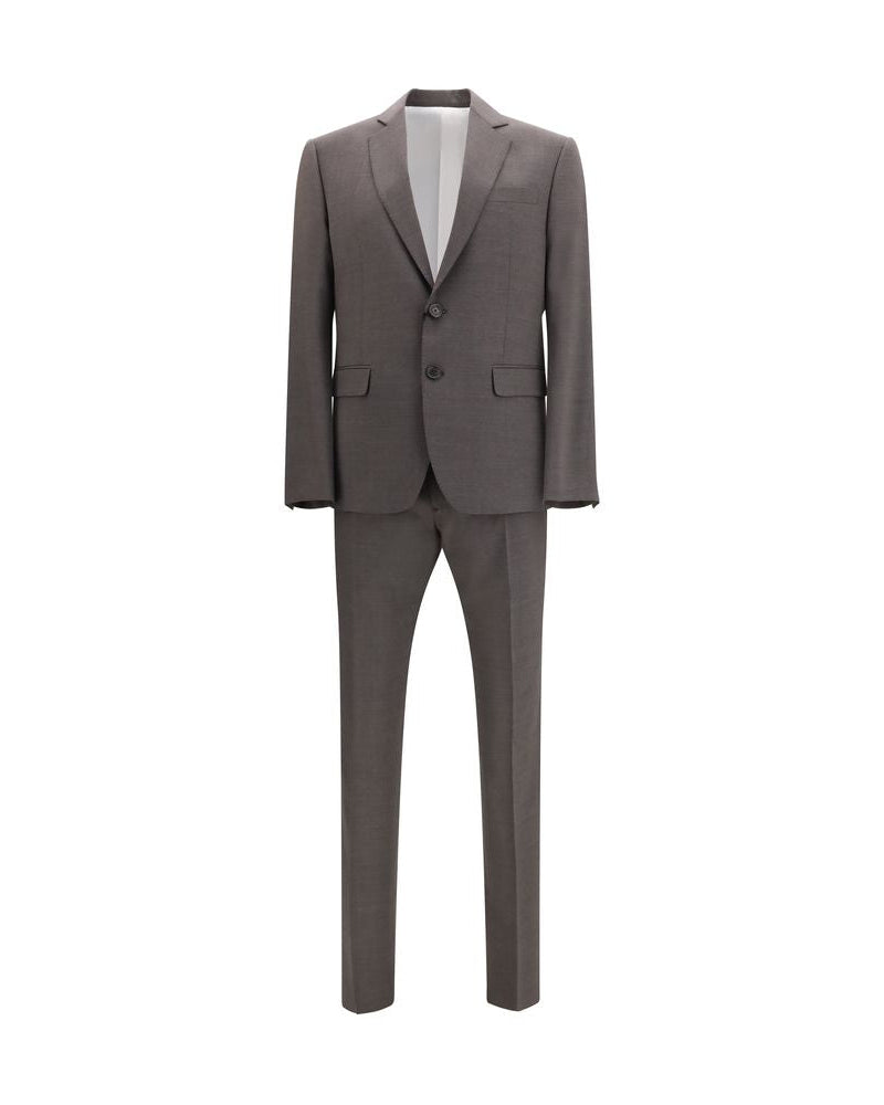 Gray Fleece Wool Two-Piece Suit