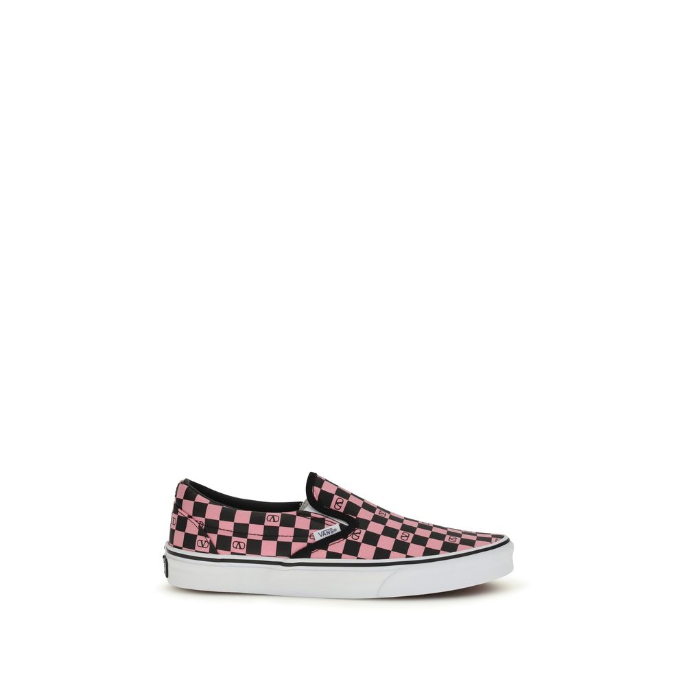 Multicolor Cotton Low Top Sneakers