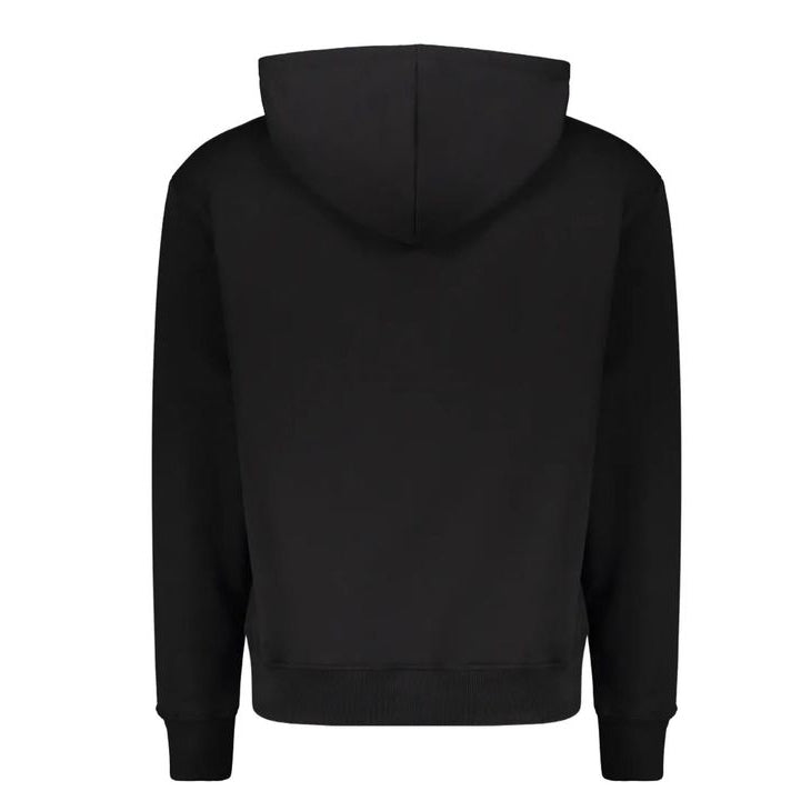 Black Cotton Hoodie