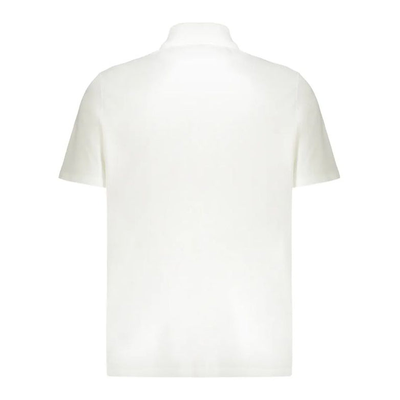 White Cotton Polo Shirt