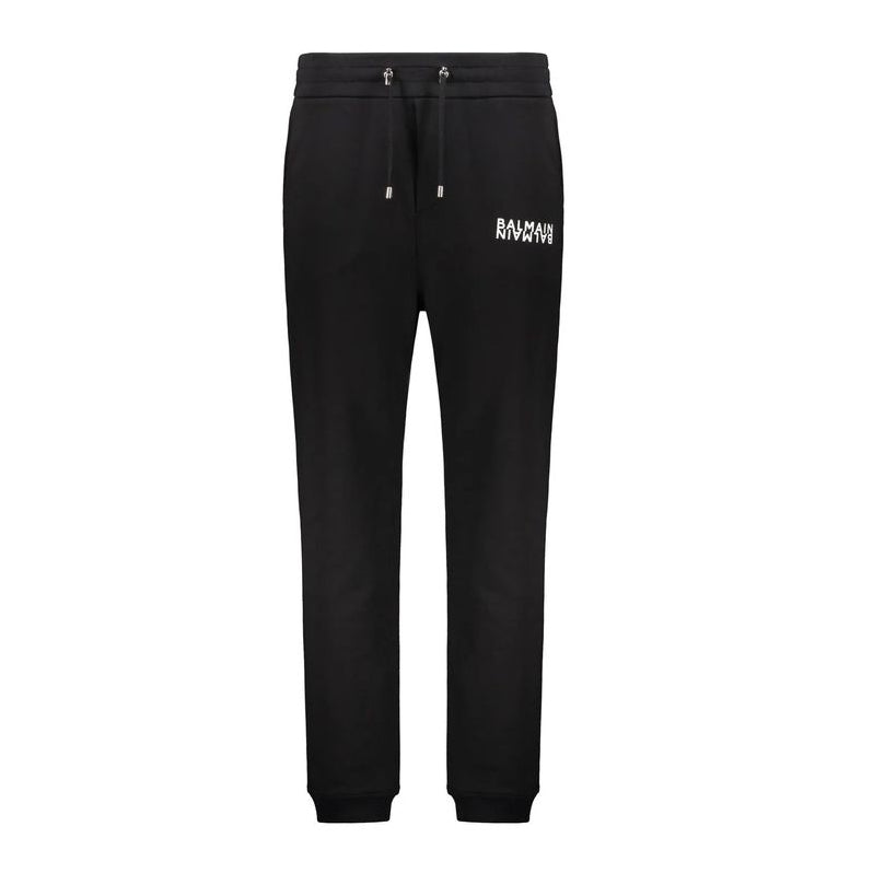 Black Cotton Joggers (Workout Pants)