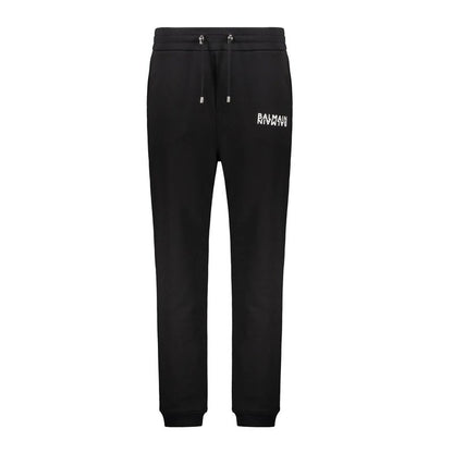 Black Cotton Joggers (Workout Pants)