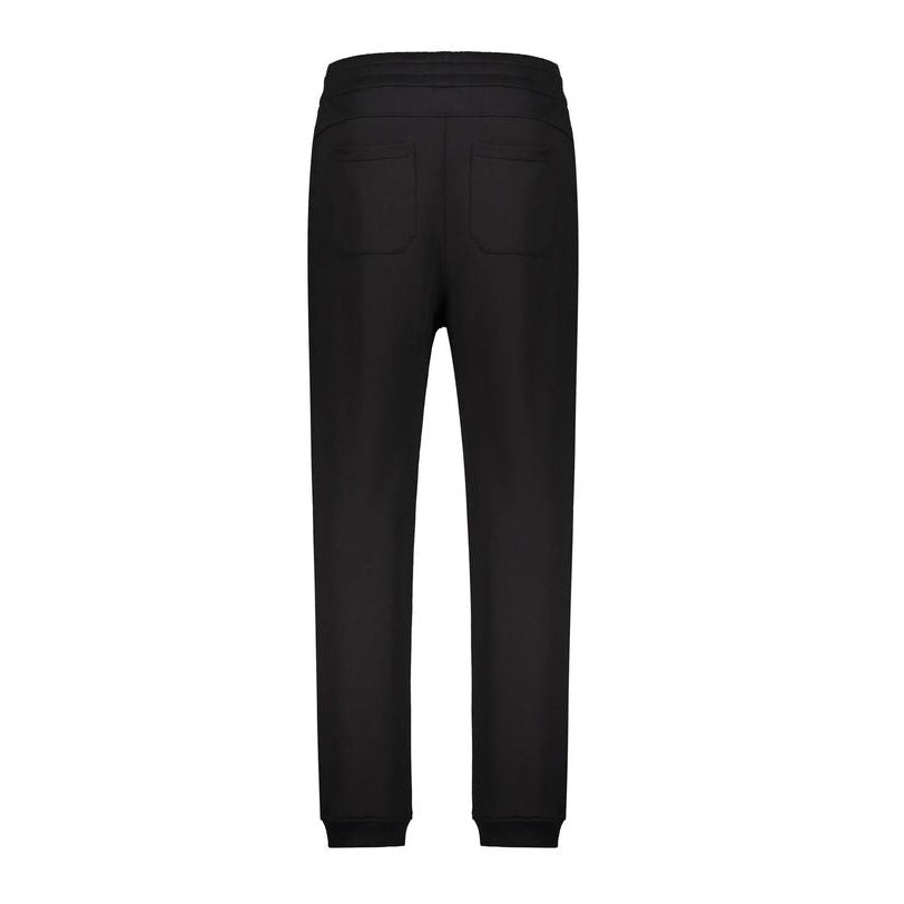 Black Cotton Joggers (Workout Pants)