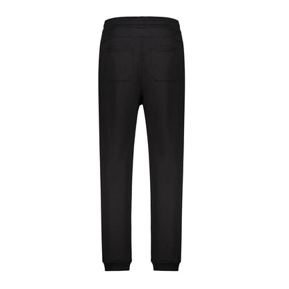 Black Cotton Joggers (Workout Pants)