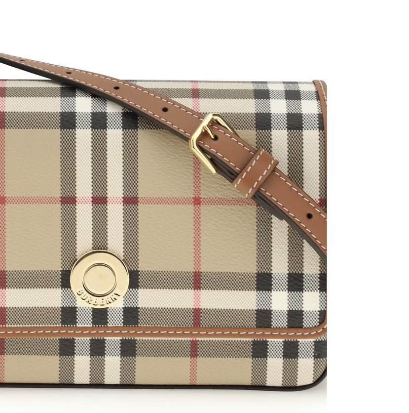Beige Polyurethane Wallet