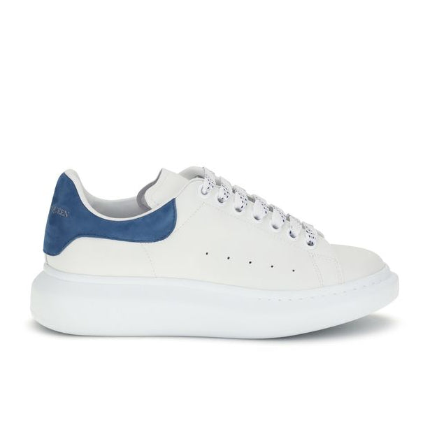 White Calf Leather Bos Taurus Platform Sneakers