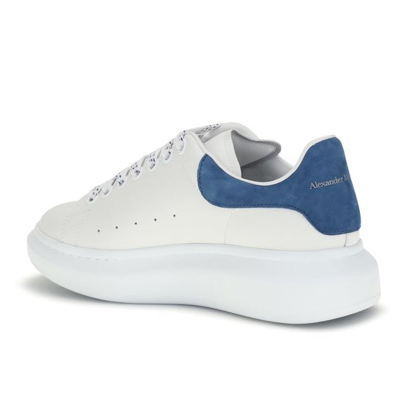 White Calf Leather Bos Taurus Platform Sneakers