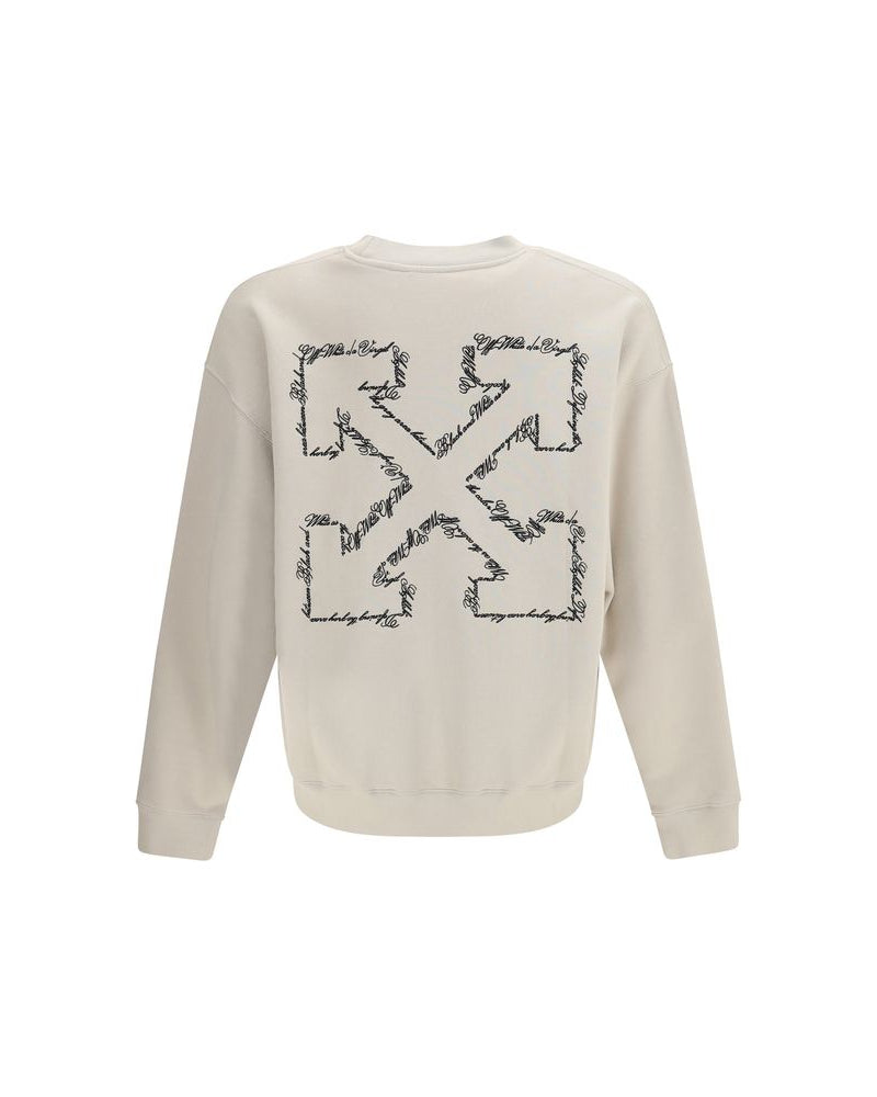 Beige Cotton Sweatshirt