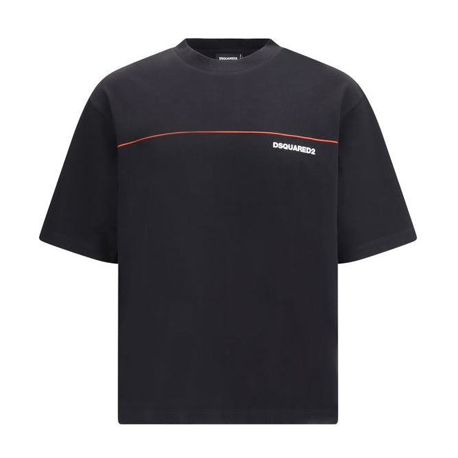 Black Cotton T-Shirt